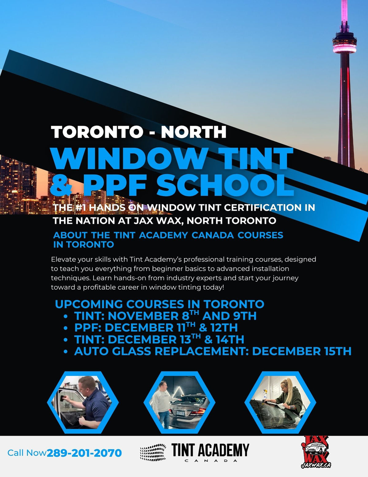 TINT ACADEMY CANADA PRESENTS - PPF CLASS DEPOSIT : DECEMBER 11/12