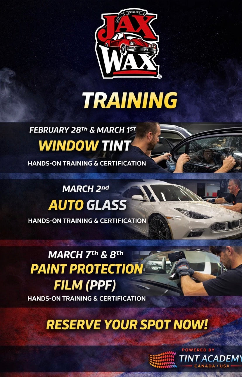 TINT ACADEMY CANADA PRESENTS - WINDOW TINT CLASS DEPOSIT: FEB 28 TH -MARCH 1 ST