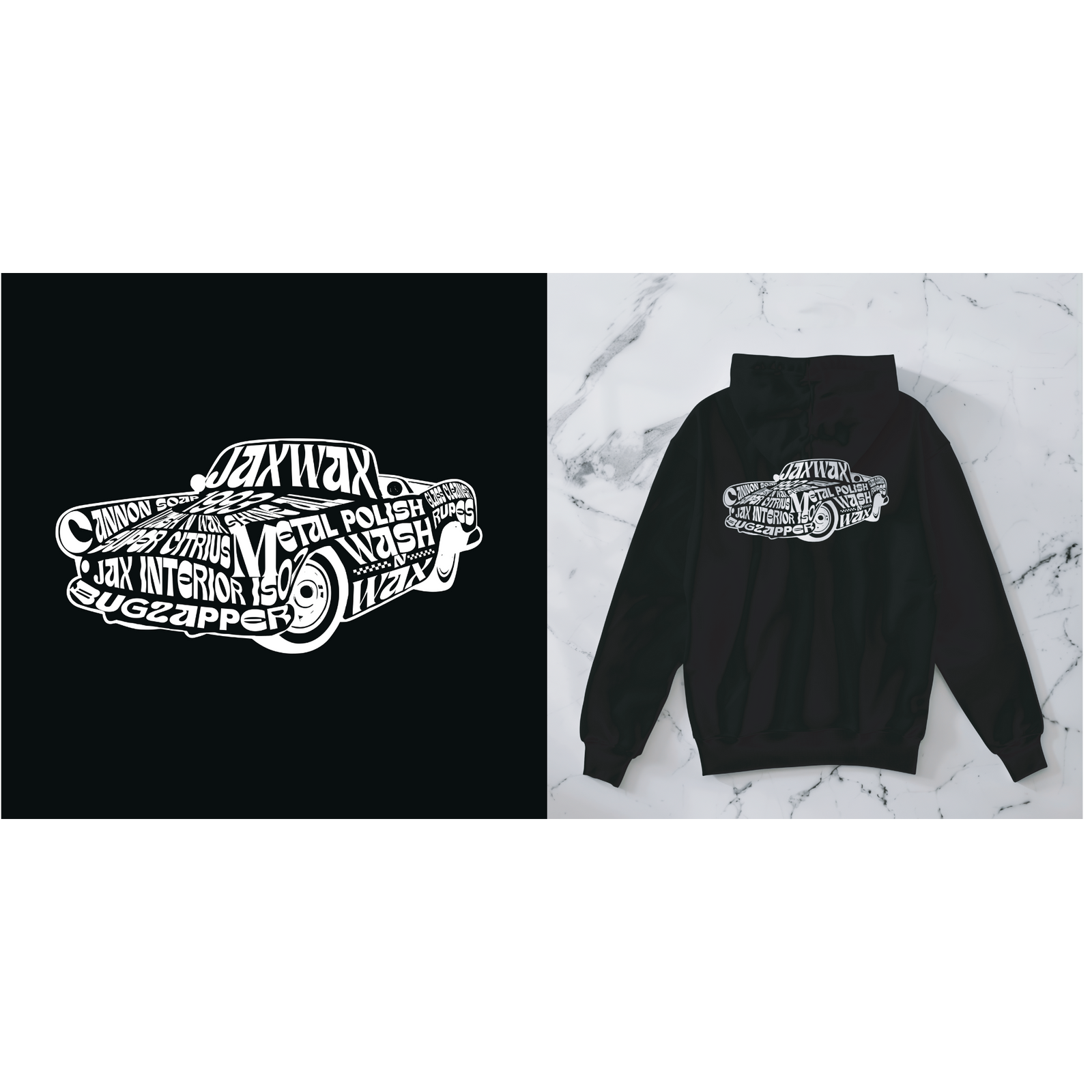 JAX WAX OLD SKOOL REBEL HOODIE