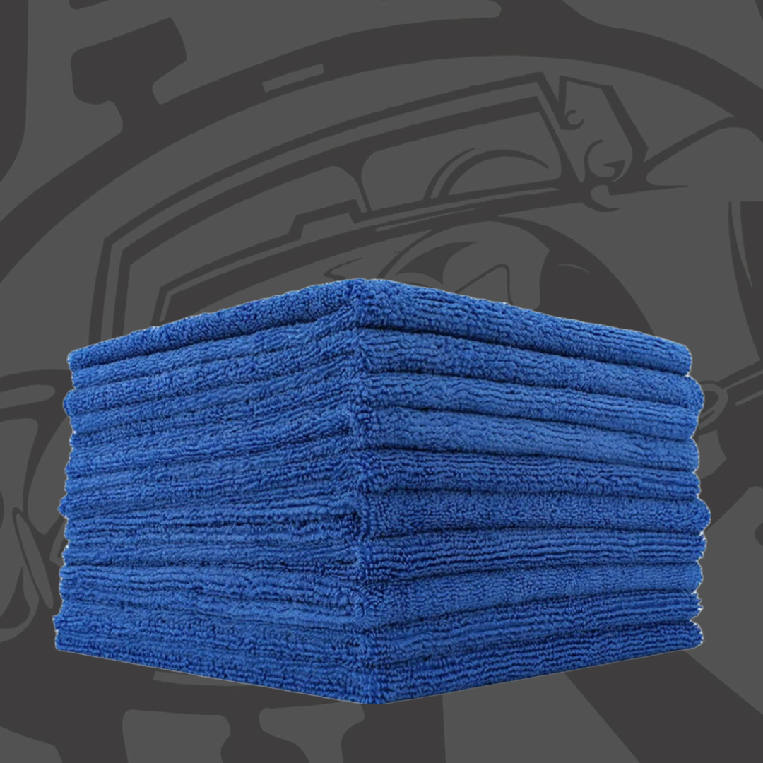 Jax Wax Edgeless Microfiber Utility Towel 16x16 ROYAL BLUE